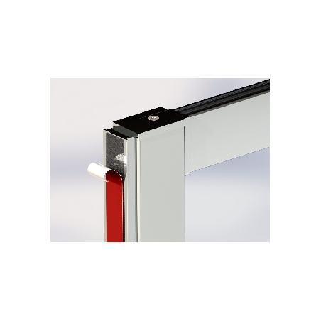 Porte de douche coulissante accès d'angle DIDA2-4