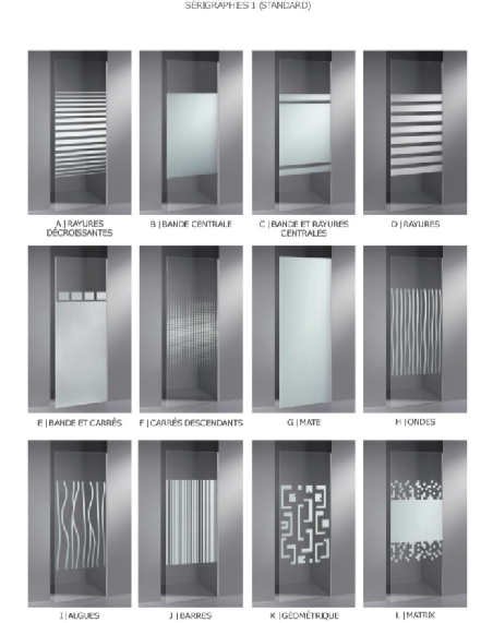 Porte de douche coulissante accès d'angle DIDA2-6