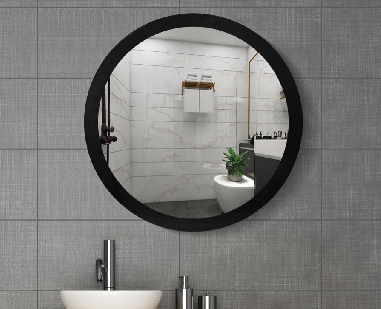 MIROIR ROND BLACK