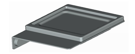 Porte-savon mural noir PLEXO-0 Porte-savon mural noir PLEXO-0