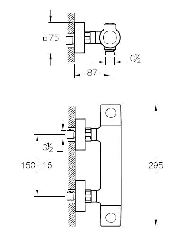 AQUAHEAT R thermostatique douche-0 AQUAHEAT R thermostatique douche-0