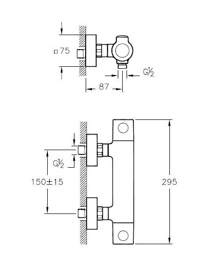 AQUAHEAT R thermostatique douche-0 AQUAHEAT R thermostatique douche-0