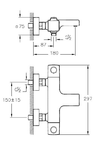 AQUAHEAT S thermostatique Bain/douche-1