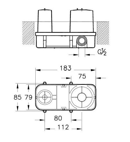 X-Line Mitigeur lavabo à encastrer-3 X-Line Mitigeur lavabo à encastrer-3