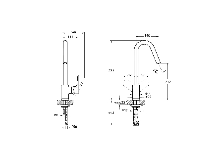 X-Line Mitigeur cuisine-1
