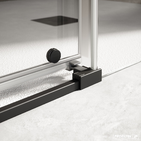 Porte de douche coulissante SA310 Noir mat-1 Porte de douche coulissante SA310 Noir mat-1