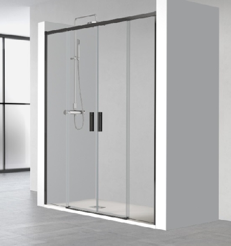Porte de douche coulissante SA325 Noir mat Porte de douche coulissante SA325 Noir mat