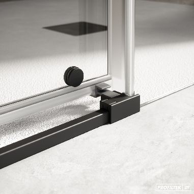 Porte de douche coulissante SA325 Noir mat-1 Porte de douche coulissante SA325 Noir mat-1