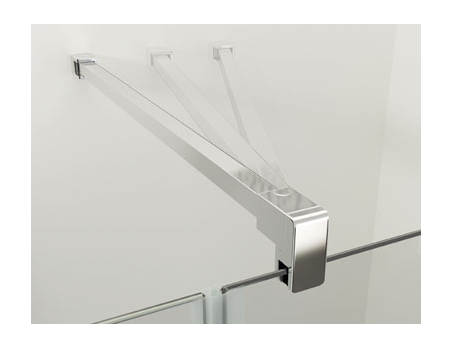 Paroi de douche fixe + volet mobile HP240-3 Paroi de douche fixe + volet mobile HP240-3