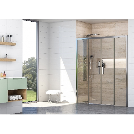 Porte de douche coulissante frontale IRIS4 Porte de douche coulissante frontale IRIS4