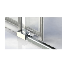 Porte de douche coulissante frontale IRIS1 2