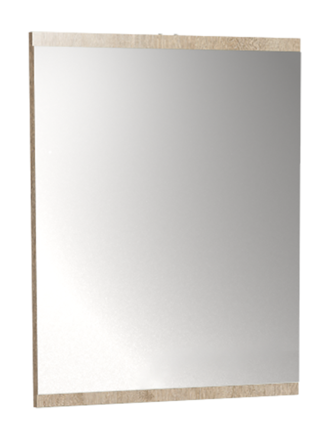 Miroir simple L55*P1.9*H67cm - Décor bois