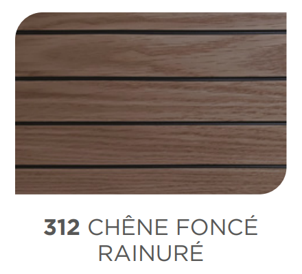 312 CHENE FONCE RAINURE